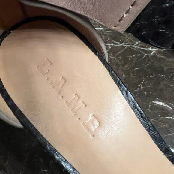 L.A.M.B by Gwen Stafani Mya ankle strap heel 8.5 - Picture 3 of 5